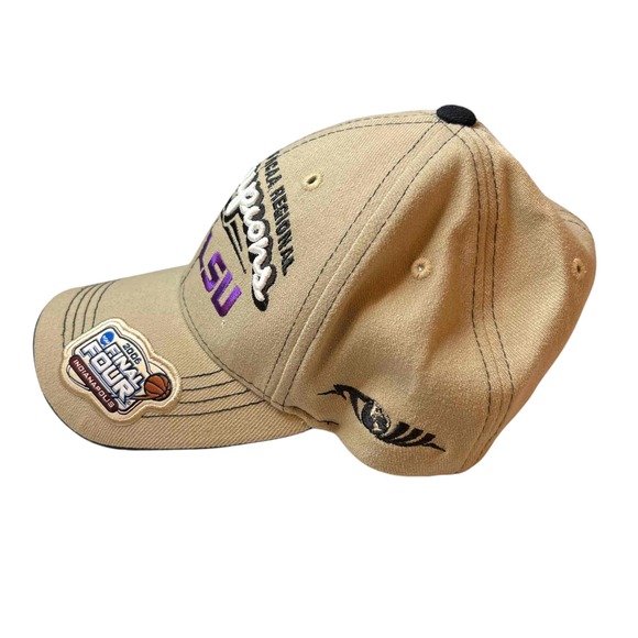 LSU Tigers Cap 2006 NCAA Regional Champions Basketball Unisex Strapback Hat - Picture 2 of 8